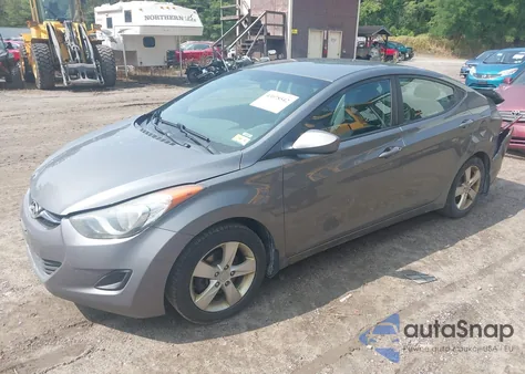 2013 Hyundai Elantra Gls from USA, damaged, VIN 5NPDH4AE9DH336959